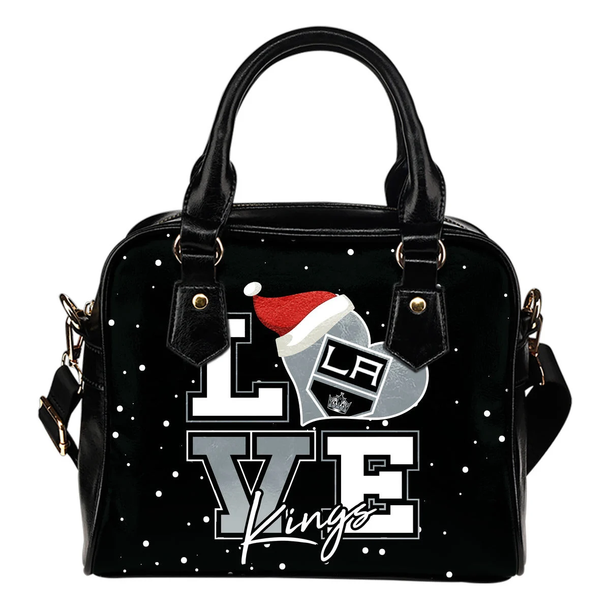Love Word Christmas Sweet Los Angeles Kings Shoulder Handbags Sb0801