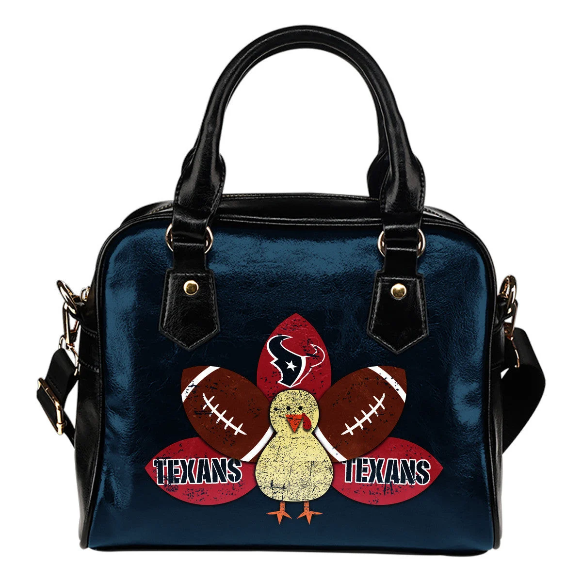 Thanksgiving Houston Texans Shoulder Handbags Women Purse Sb0801