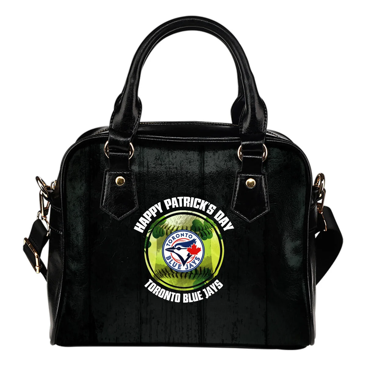 Retro Scene Lovely Shining Patrick's Day Toronto Blue Jays Shoulder Handbags Sb0801