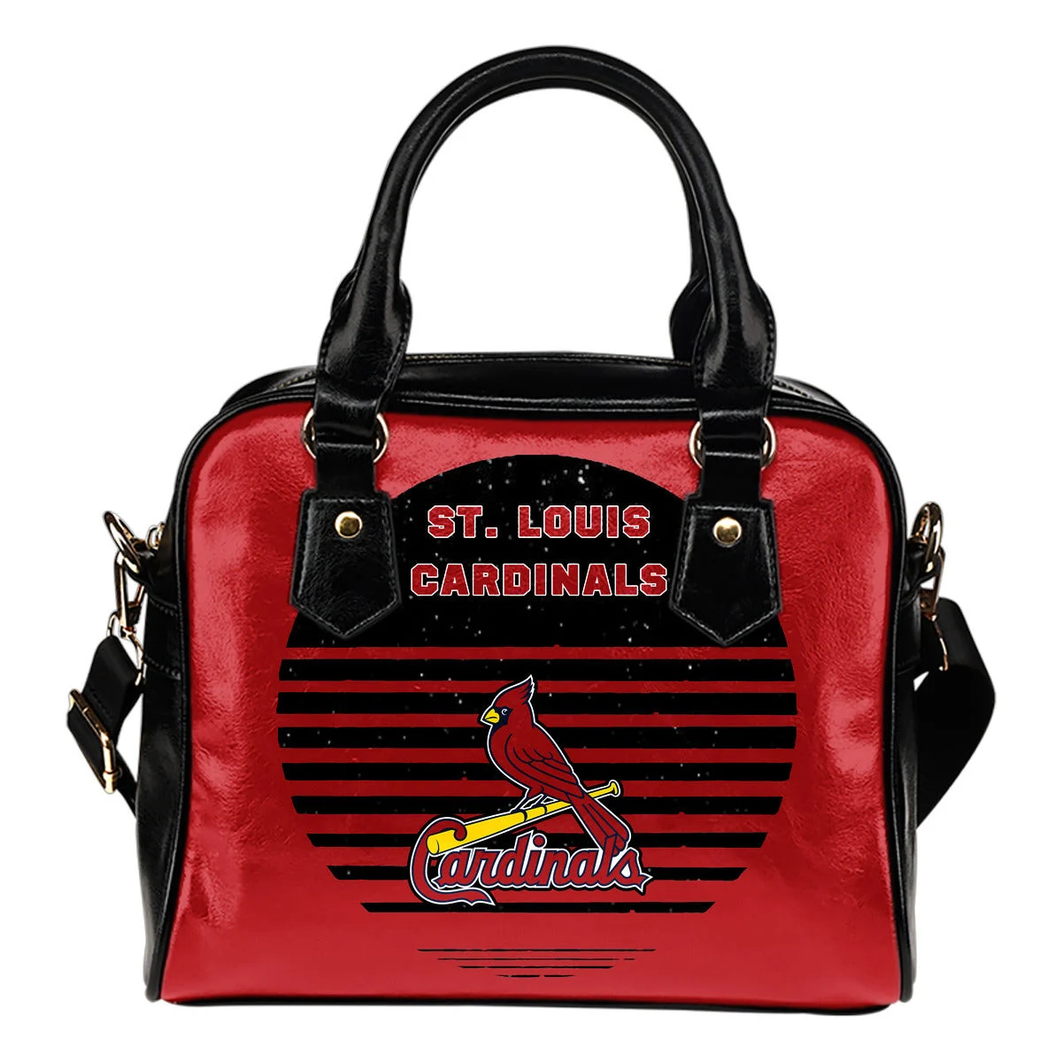 Back Fashion Round Charming St. Louis Cardinals Shoulder Handbags Sb0801