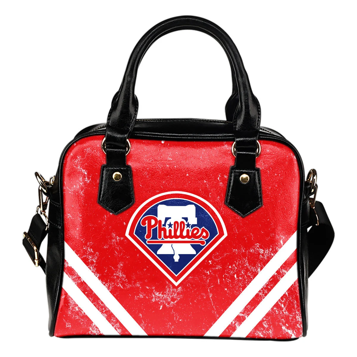 Couple Curves Light Good Logo Philadelphia Phillies Shoulder Handbags Sb0801