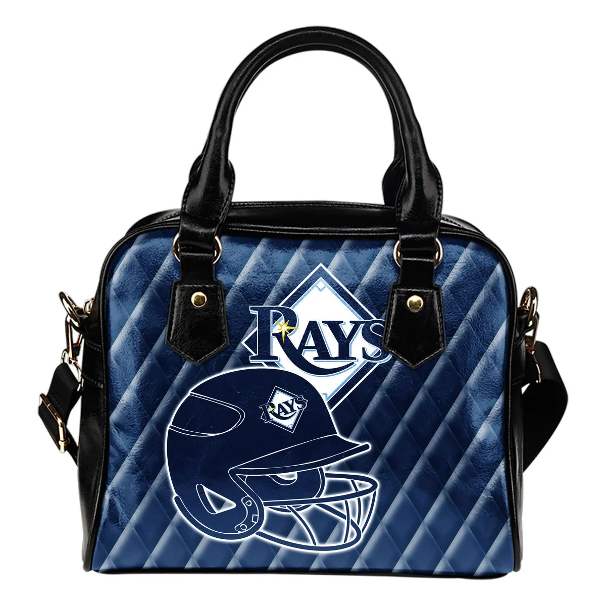 Couple Helmet Enchanting Logo Tampa Bay Rays Shoulder Handbags Sb0801