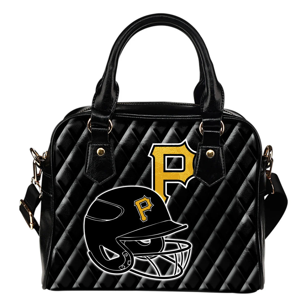 Couple Helmet Enchanting Logo Pittsburgh Pirates Shoulder Handbags Sb0801