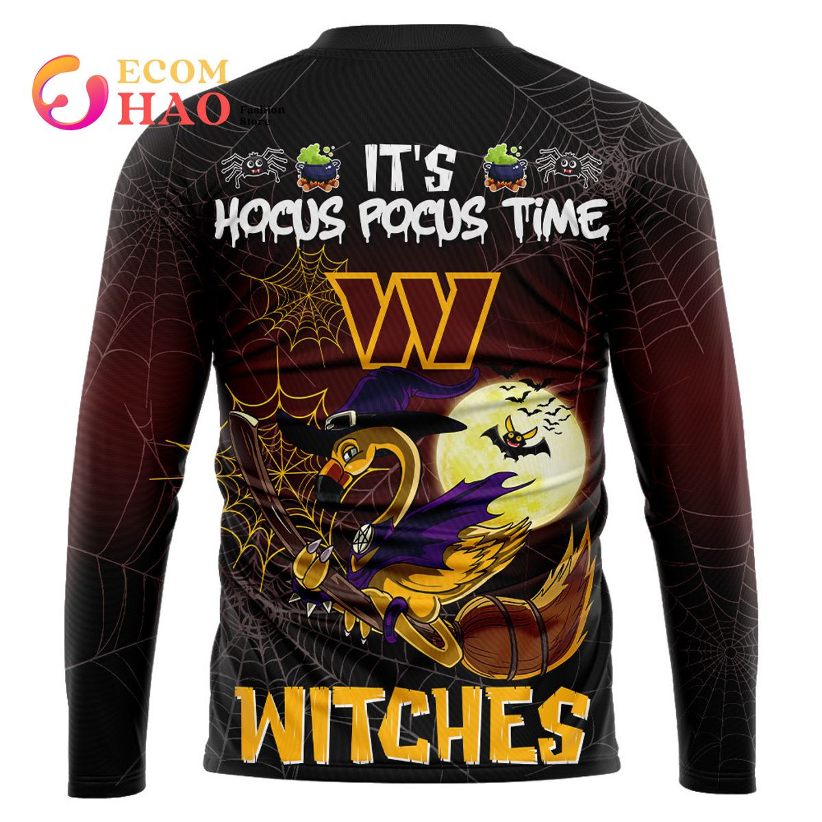 Commanders Halloween Jersey Falmingo Witches Hocus Pocus 3D Hoodie, Zip Hoodie, Man - Women, Warm, Premium Quality HZ0501
