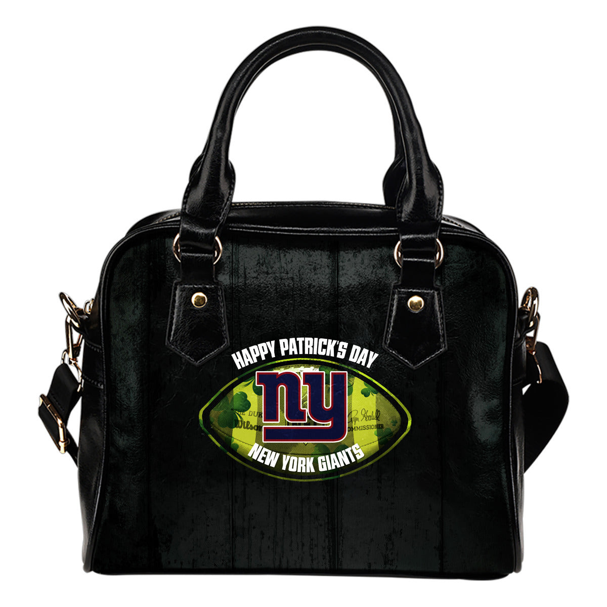 Retro Scene Lovely Shining Patrick's Day New York Giants Shoulder Handbags Sb0801