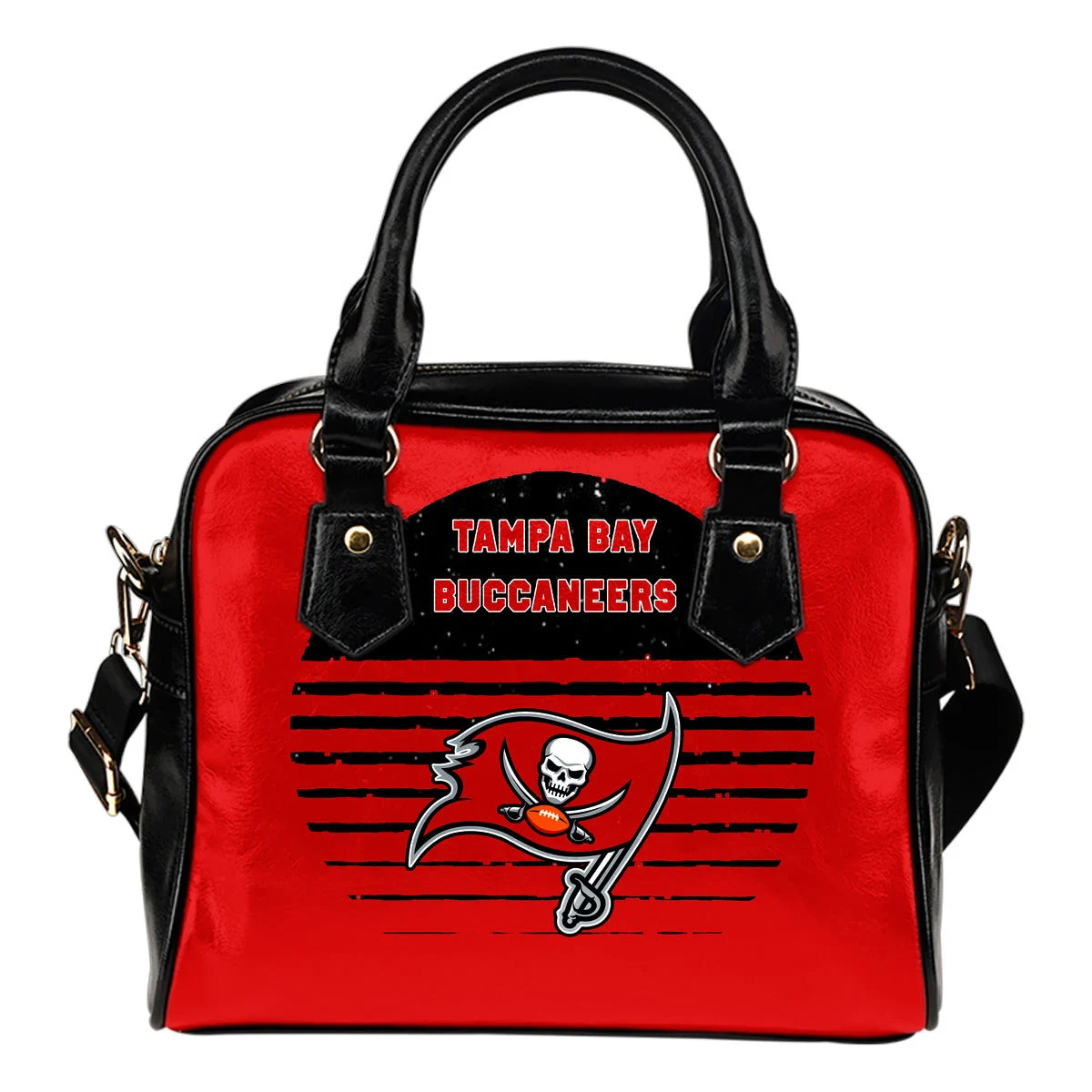 Back Fashion Round Charming Tampa Bay Buccaneers Shoulder Handbags Sb0801