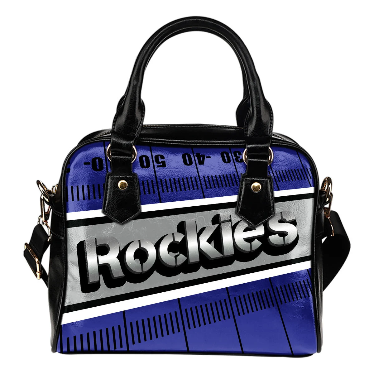 Colorado Rockies Silver Name Colorful Shoulder Handbags Sb0801