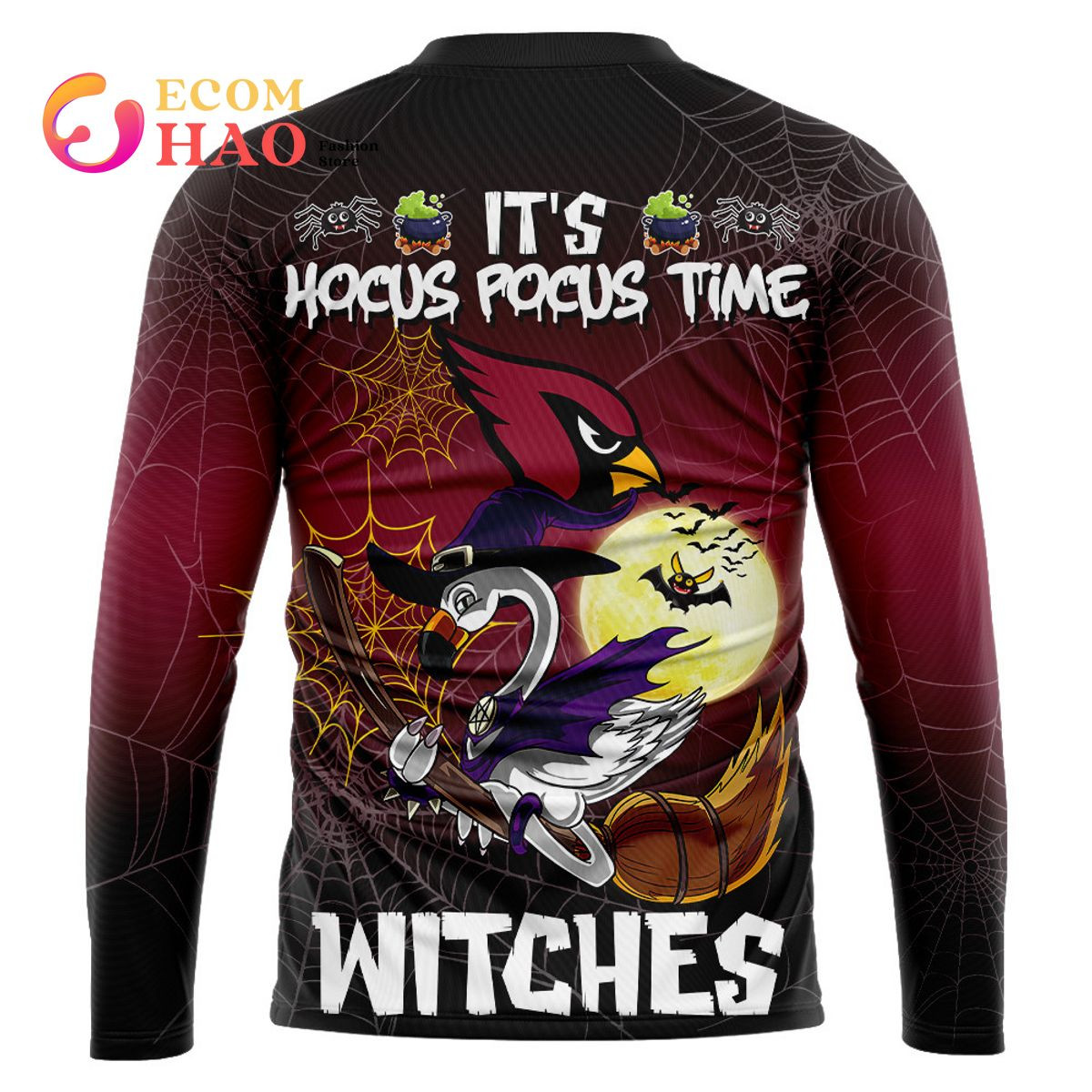 Cardinals Halloween Jersey Falmingo Witches Hocus Pocus 3D Hoodie, Zip Hoodie, Man - Women, Warm, Premium Quality HZ0501