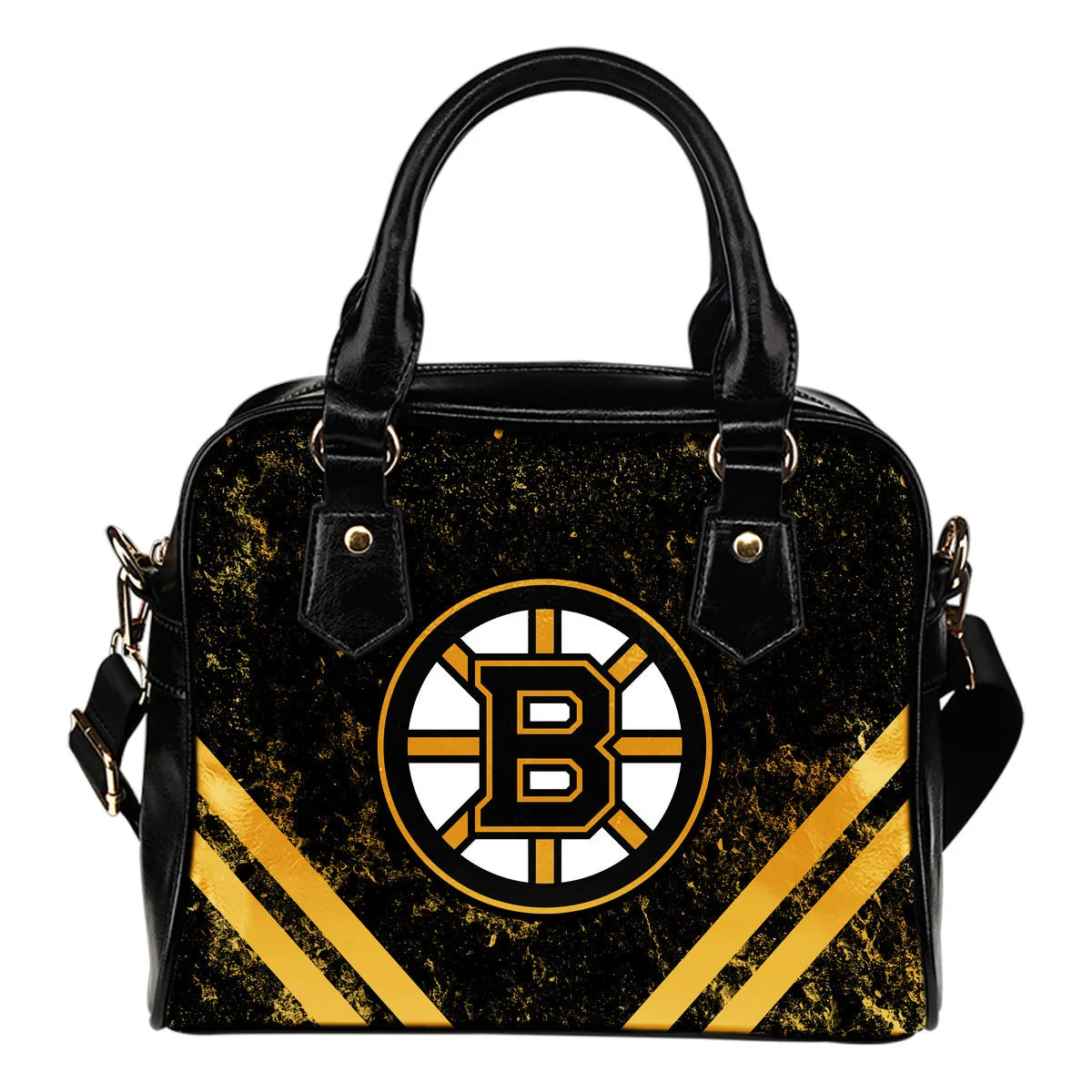 Couple Curves Light Good Logo Boston Bruins Shoulder Handbags Sb0801