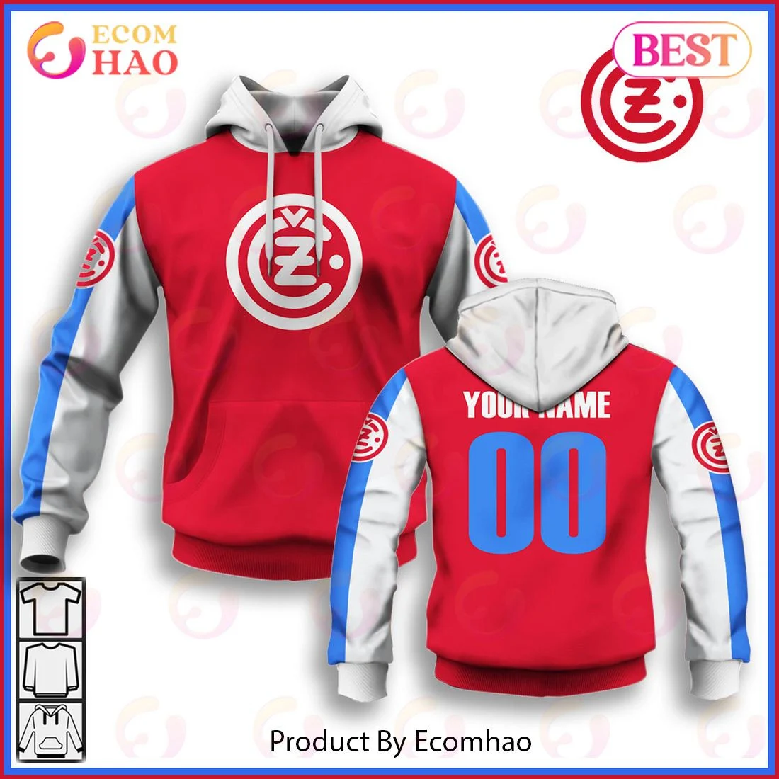 Customize Name Vintage Style CZ Motocross Jersey MX Enduro AHRMA Motorcycle Dirt Bike 3D Hoodie, Zip Hoodie, Man - Women, Warm, Premium Quality HZ0501