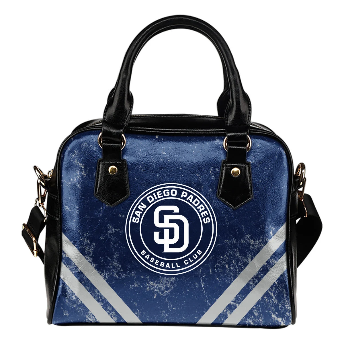 Couple Curves Light Good Logo San Diego Padres Shoulder Handbags Sb0801
