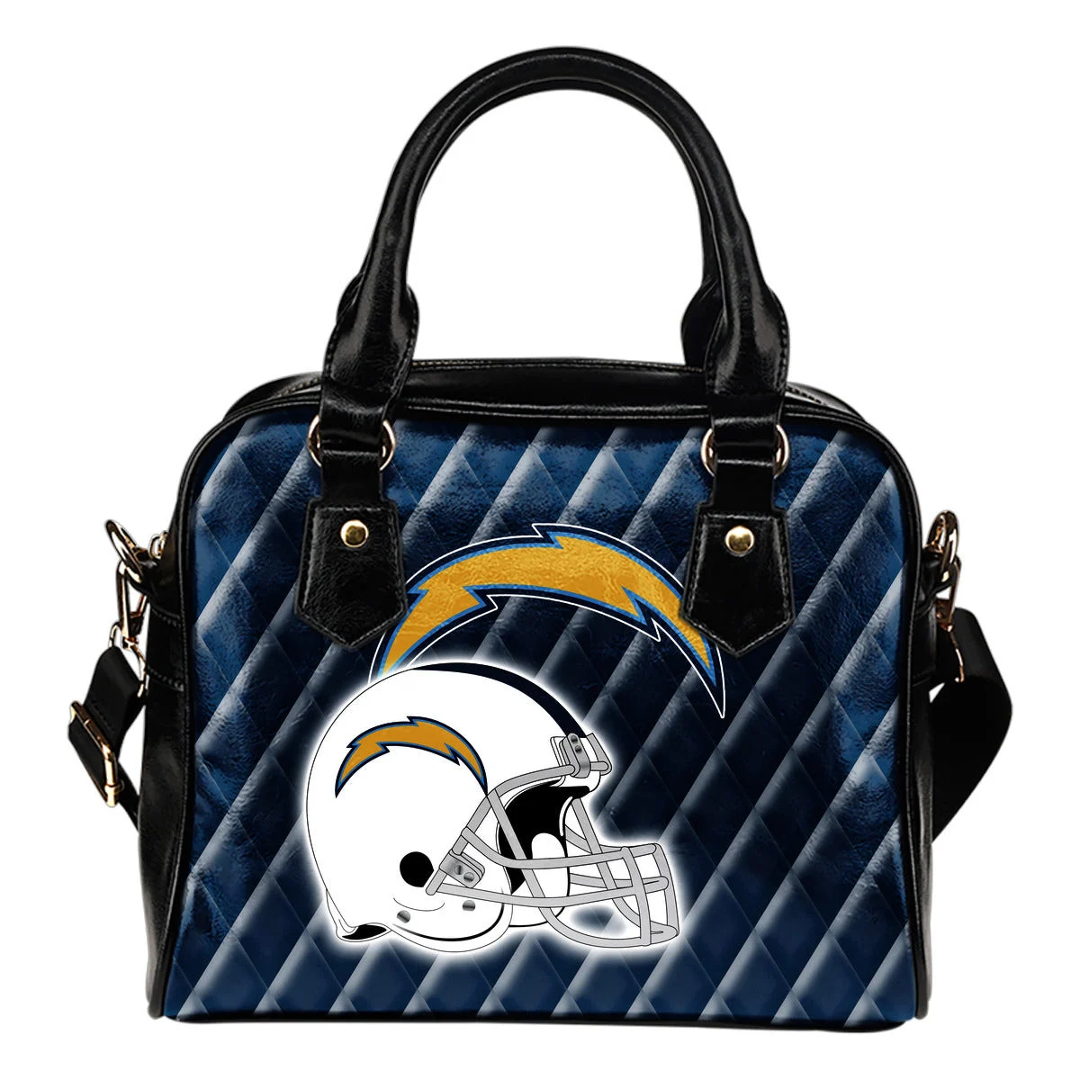 Couple Helmet Enchanting Logo Los Angeles Chargers Shoulder Handbags Sb0801
