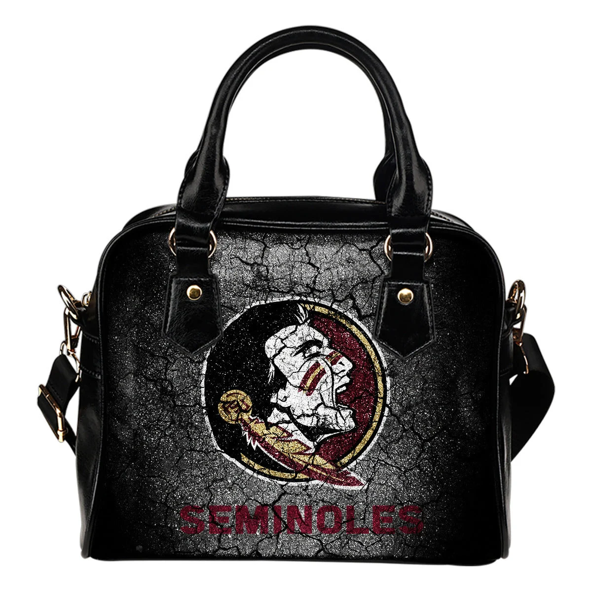 Wall Break Florida State Seminoles Shoulder Handbags Women Purse Sb0801