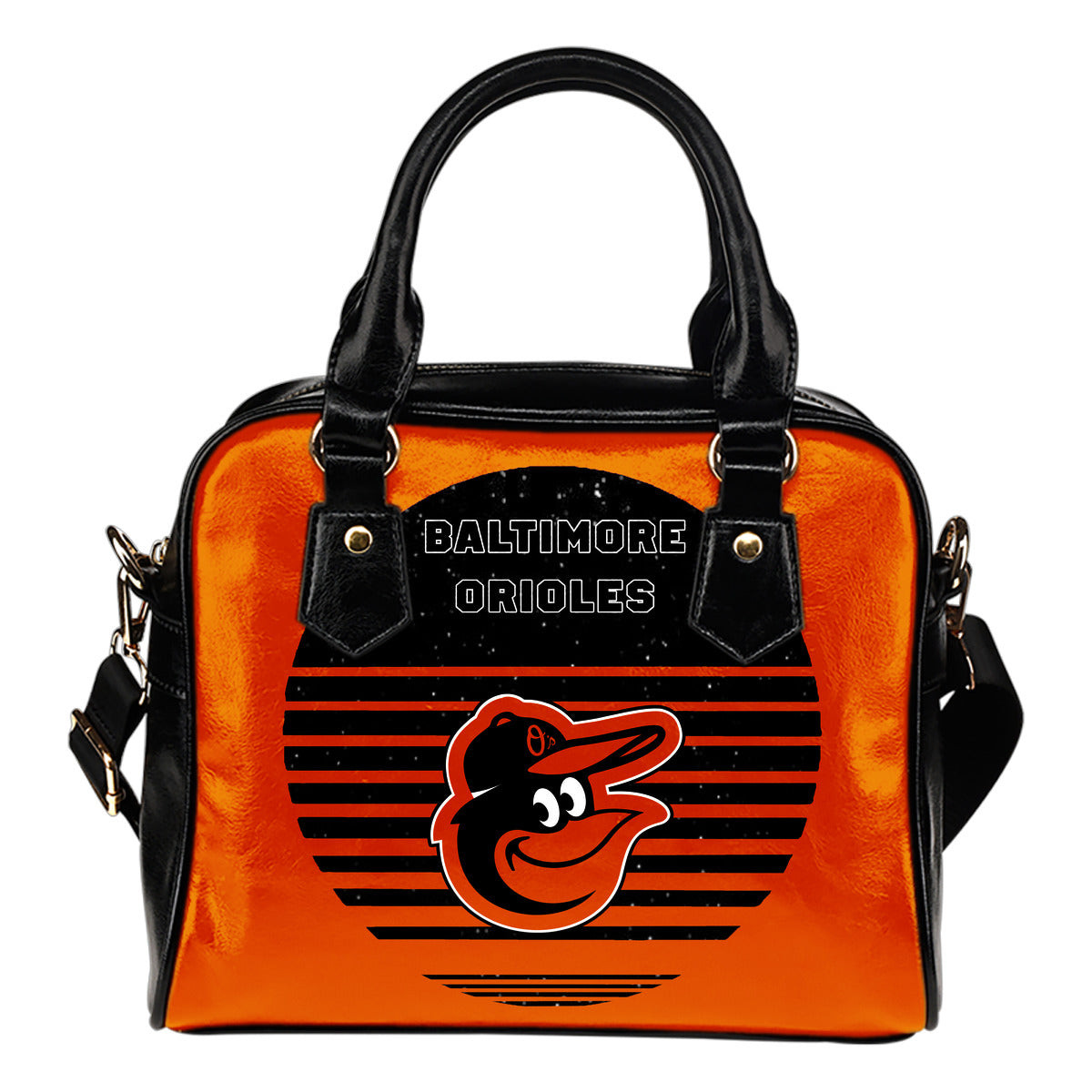 Back Fashion Round Charming Baltimore Orioles Shoulder Handbags Sb0801