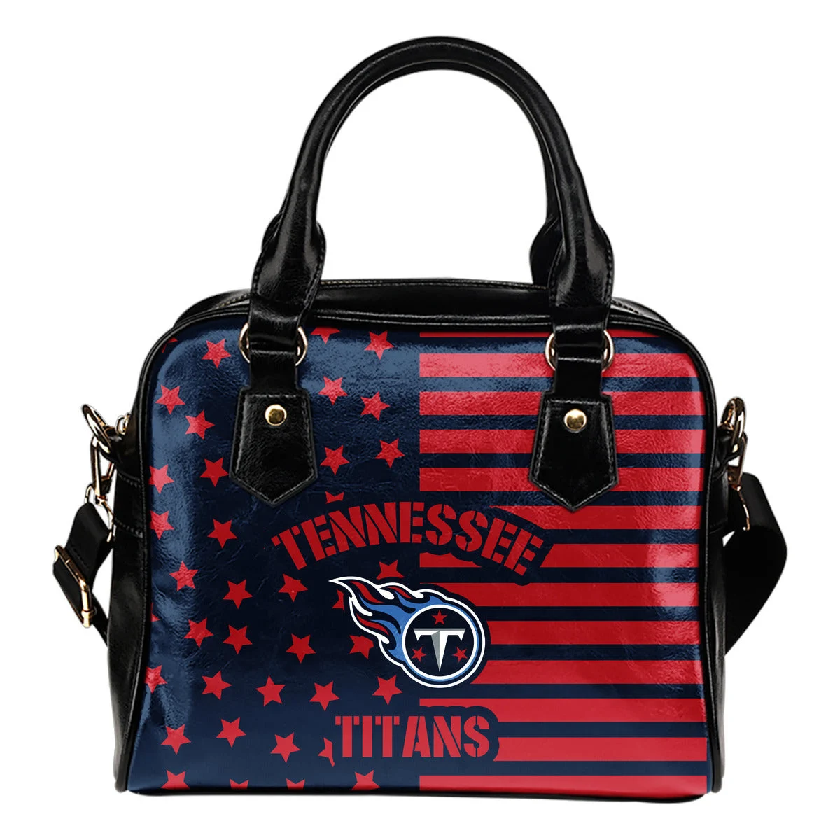 Twinkle Star With Line Tennessee Titans Shoulder Handbags Sb0801