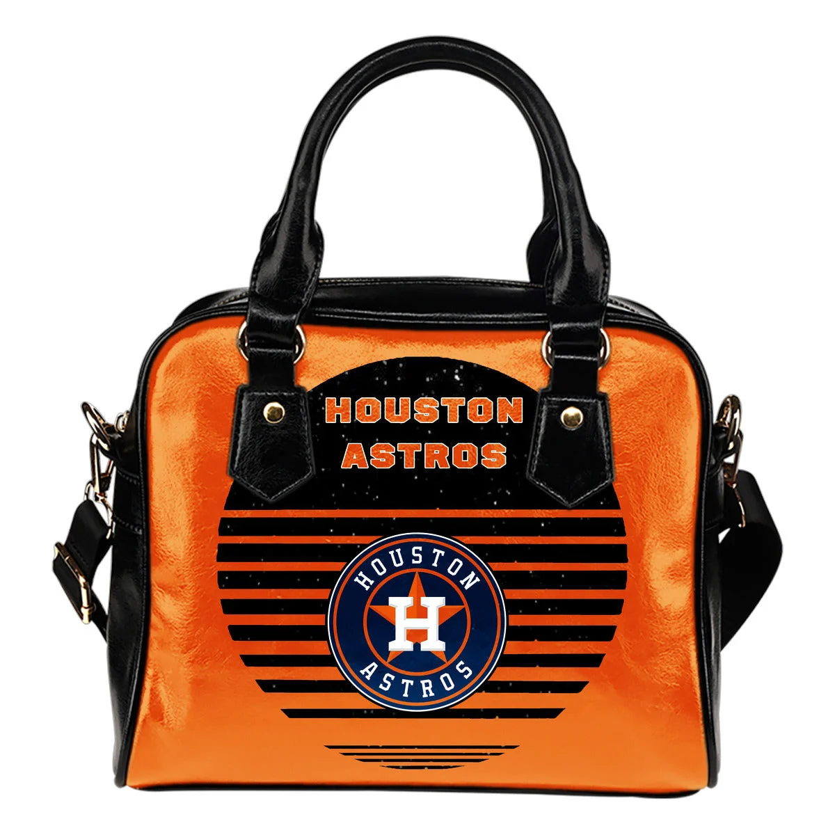 Back Fashion Round Charming Houston Astros Shoulder Handbags Sb0801
