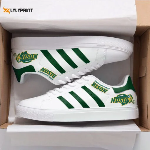 North Dakota State Bison 2 Skate Shoes For Men Women Fans Gift ,Trendy Style Sneakers ST0801