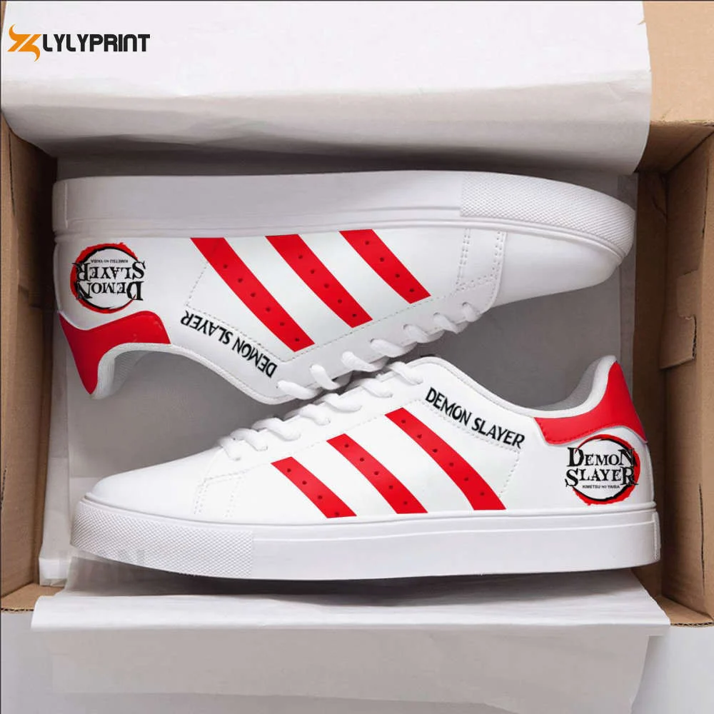 Demon slayer 4 Skate Shoes For Men Women Fans Gift  ST0801