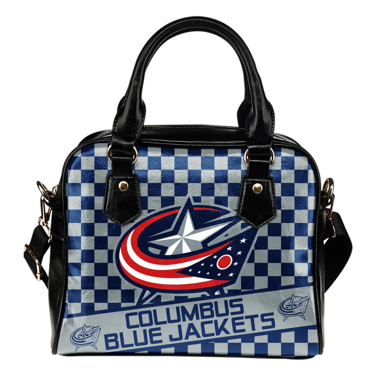 Different Fabulous Banner Columbus Blue Jackets Shoulder Handbags Sb0801