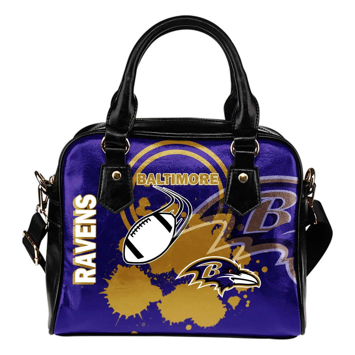The Victory Baltimore Ravens Shoulder Handbags Sb0801