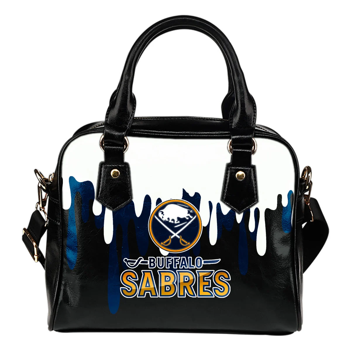Color Leak Down Colorful Buffalo Sabres Shoulder Handbags Sb0801
