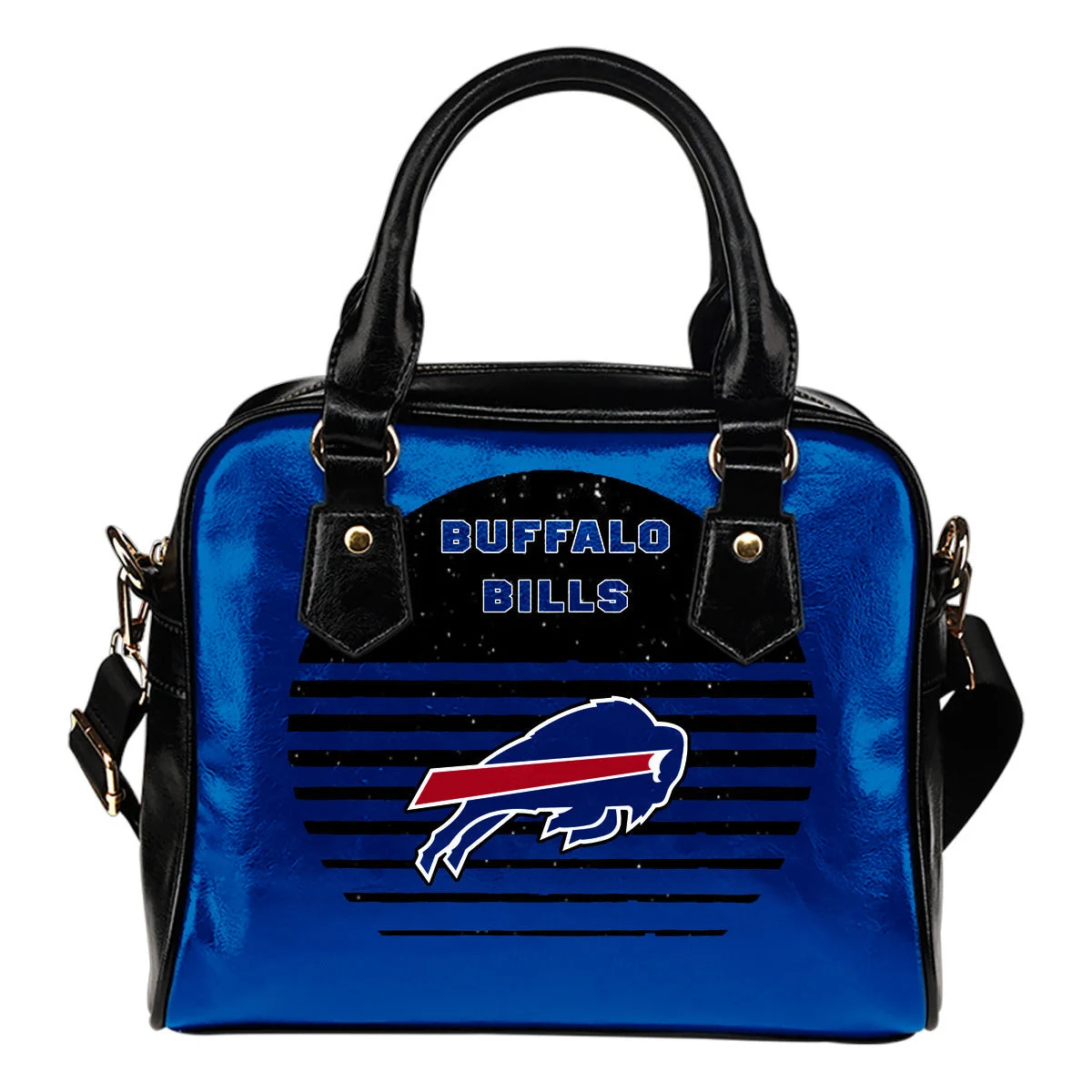 Back Fashion Round Charming Buffalo Bills Shoulder Handbags Sb0801