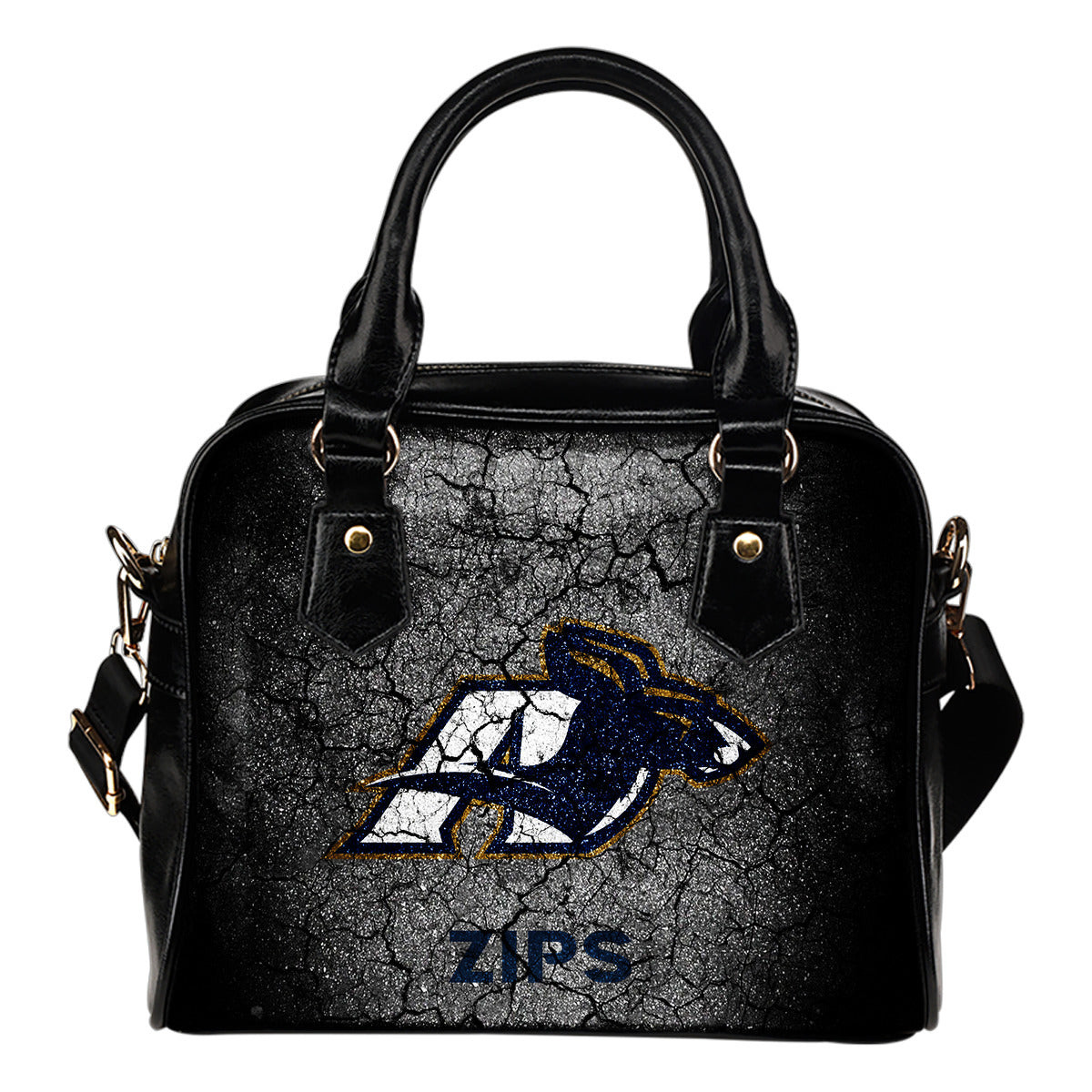 Wall Break Akron Zips Shoulder Handbags Women Purse Sb0801