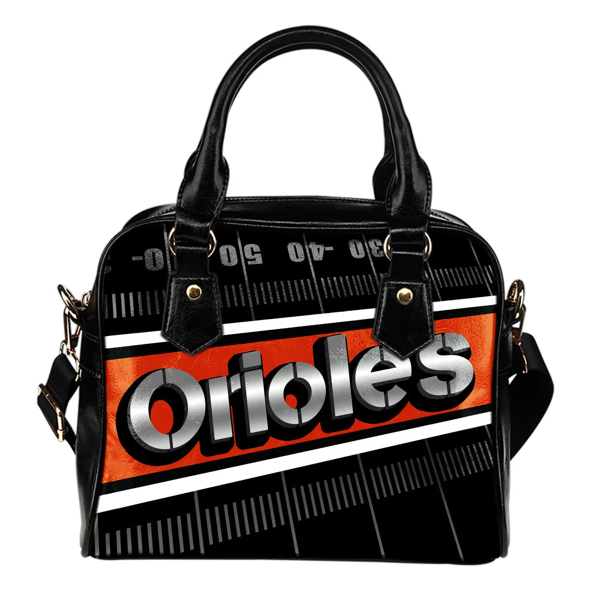 Baltimore Orioles Silver Name Colorful Shoulder Handbags Sb0801