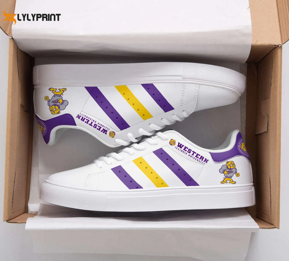 Western Illinois Skate Shoes For Men Women Fans Gift , Trendy Style Sneakers ST0801