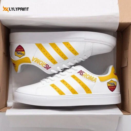 As Roma Skate Shoes For Men Women Fans Gift , Trendy Style Sneakers ST0801