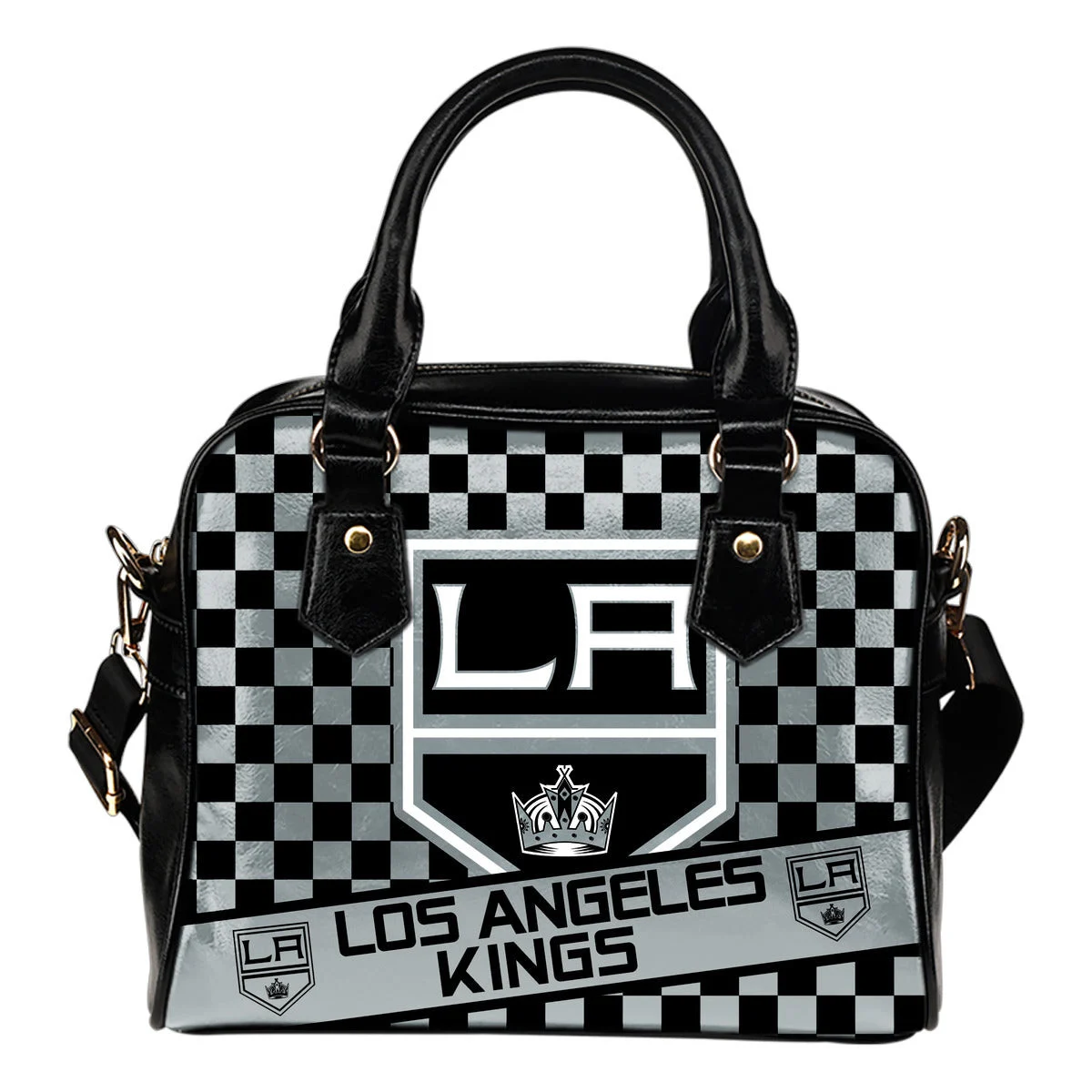 Different Fabulous Banner Los Angeles Kings Shoulder Handbags Sb0801