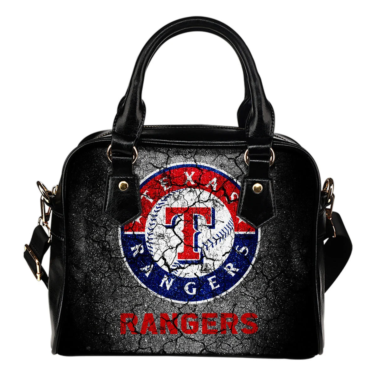 Wall Break Texas Rangers Shoulder Handbags Women Purse Sb0801