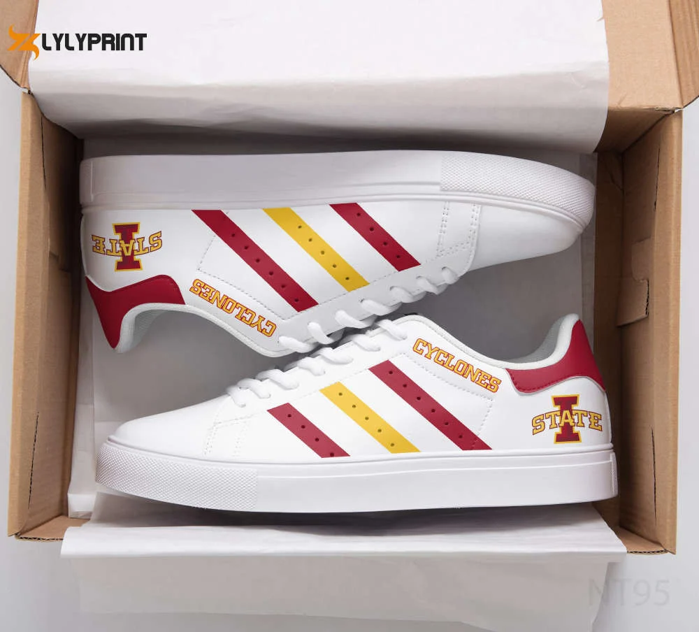 Iowa State Cyclones Skate Shoes For Men Women Fans Gift 3a ,Trendy Style Sneakers ST0801