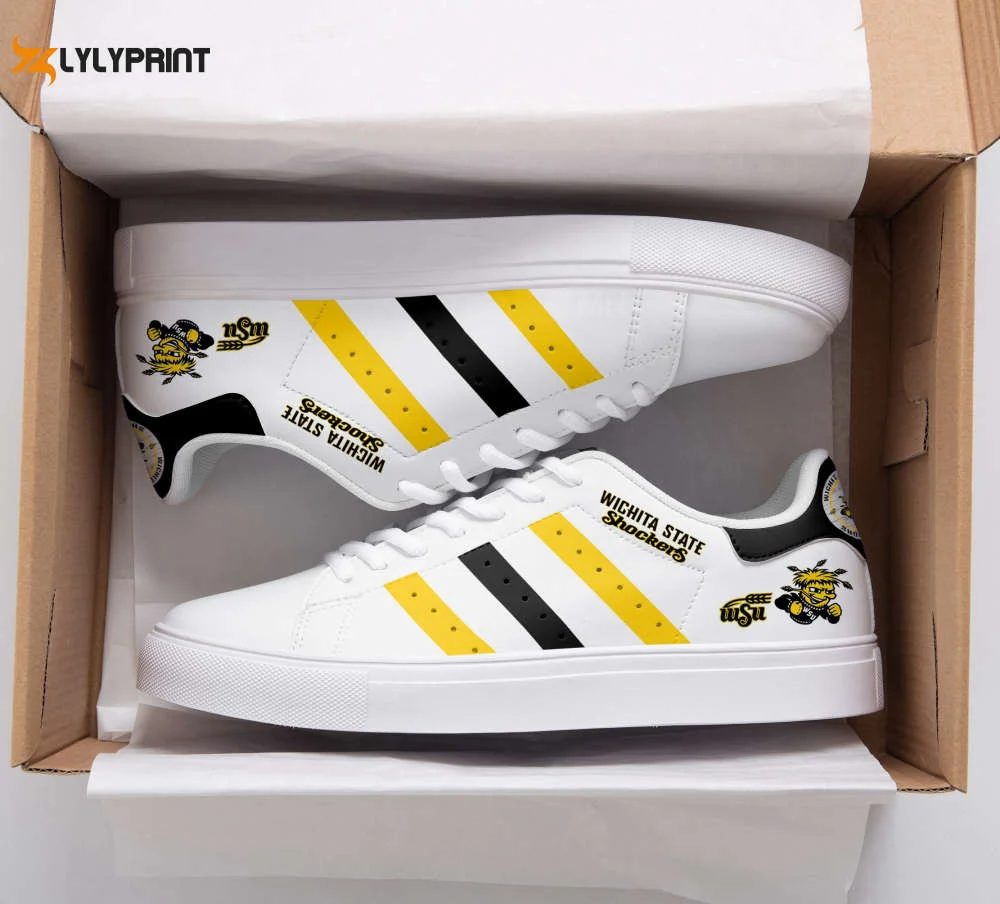 Wichita State 4 Skate Shoes For Men Women Fans Gift , Trendy Style Sneakers ST0801