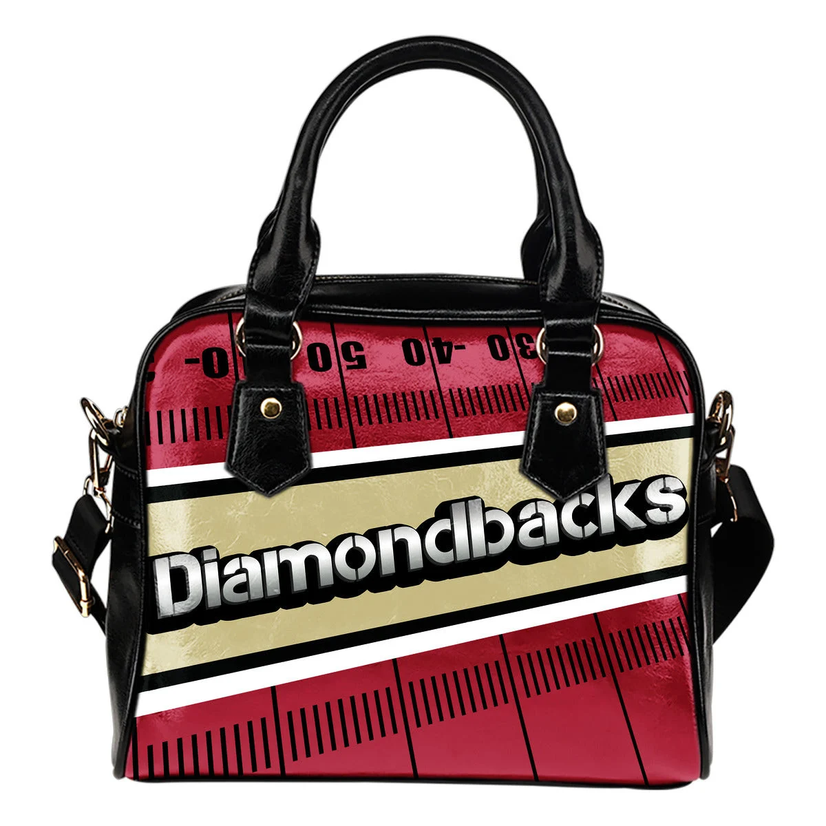Arizona Diamondbacks Silver Name Colorful Shoulder Handbags Sb0801