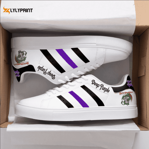 Deep Purple 1 Skate Shoes For Men Women Fans Gift , Trendy Style Sneakers ST0801