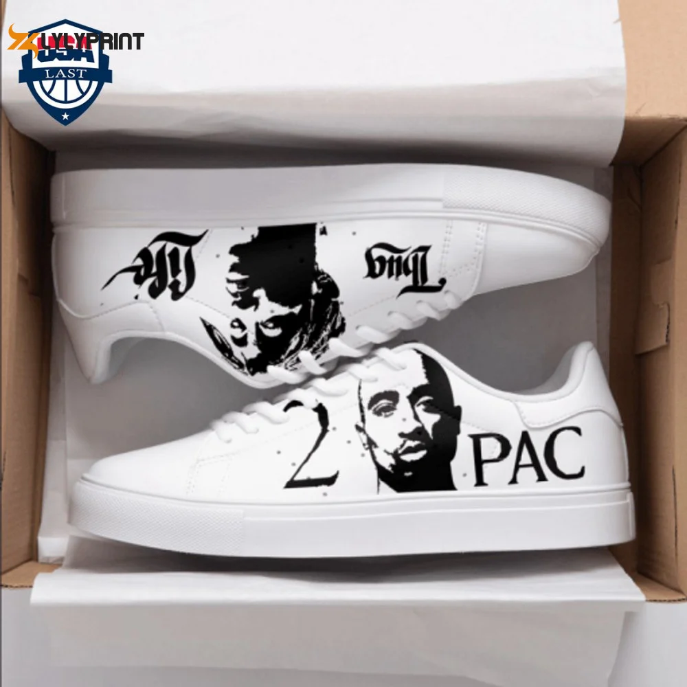2Pac 3 Skate Shoes For Men Women Fans Gift , Trendy Style Sneakers ST0801