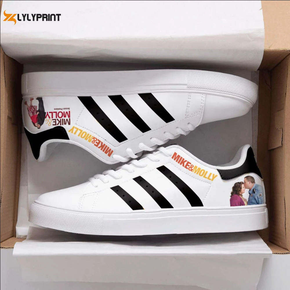 Mike & Molly Skate Shoes For Men Women Fans Gift  ST0801