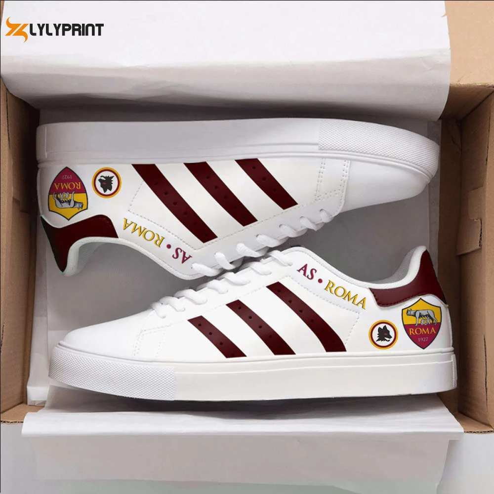 As Roma 3 Skate Shoes For Men Women Fans Gift , Trendy Style Sneakers ST0801