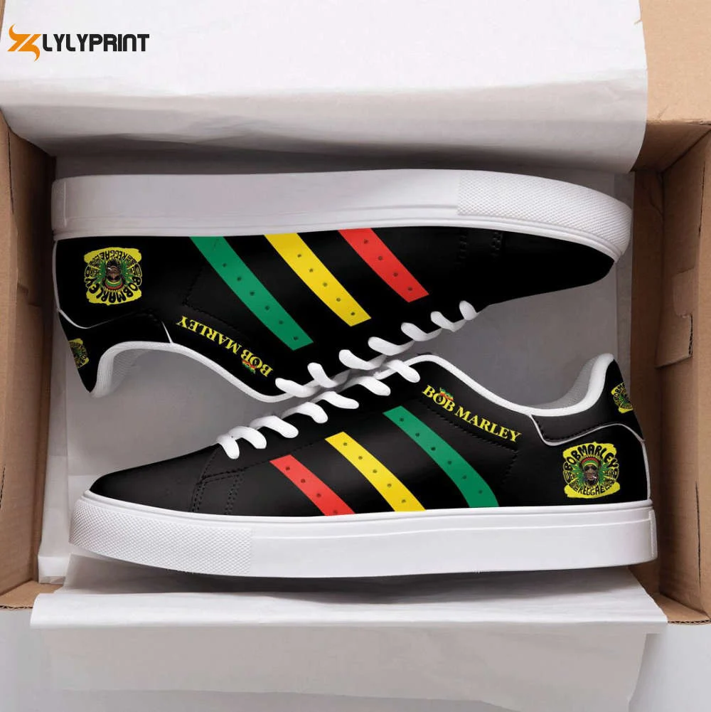 Bob Marley Skate Shoes For Men Women Fans Gift , Trendy Style Sneakers ST0801