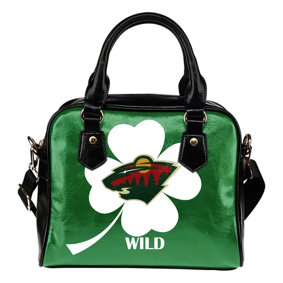 Minnesota Wild Blowing Amazing Stuff Shoulder Handbags Sb0801