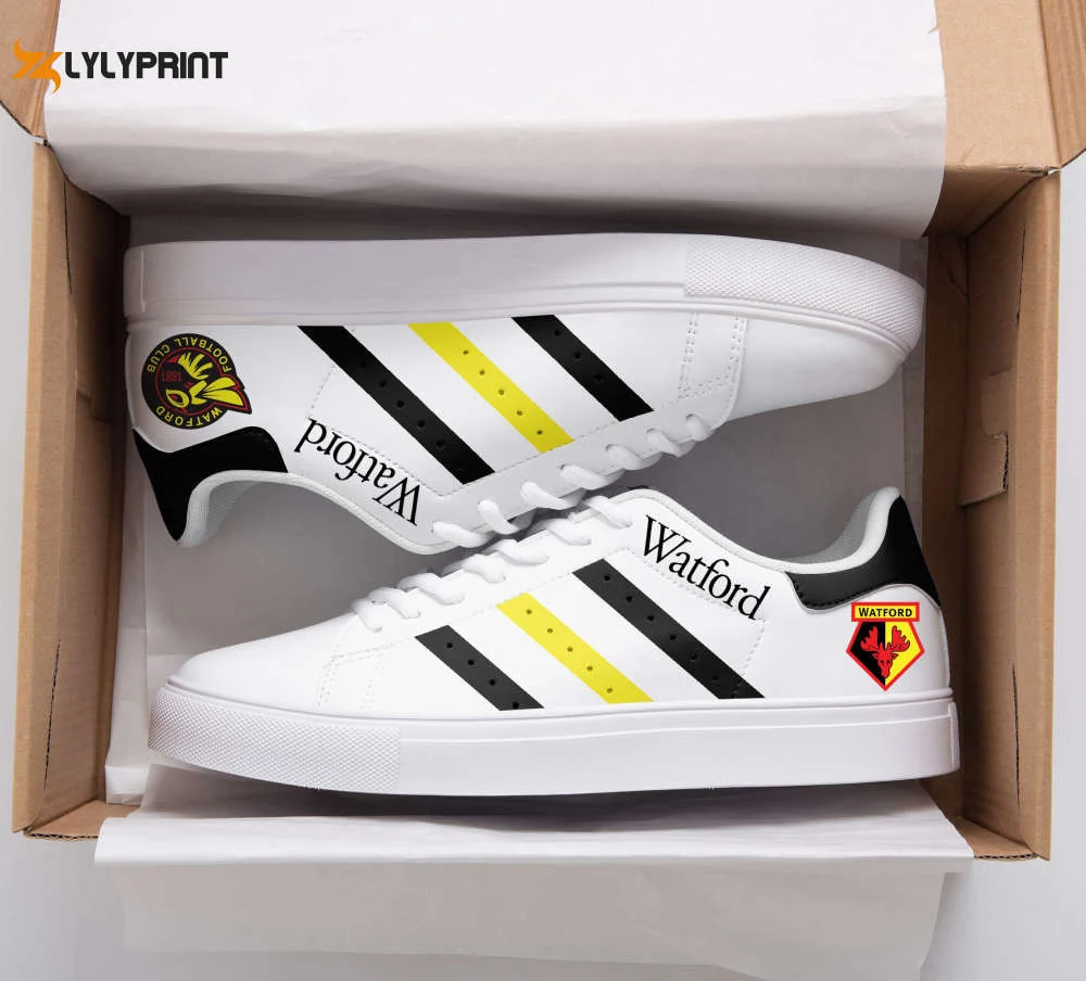 Watford FC Skate Shoes For Men Women Fans Gift  ST0801