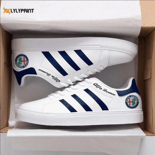 Alfa Romeo Skate Shoes For Men Women Fans Gift n2 ,Trendy Style Sneakers ST0801