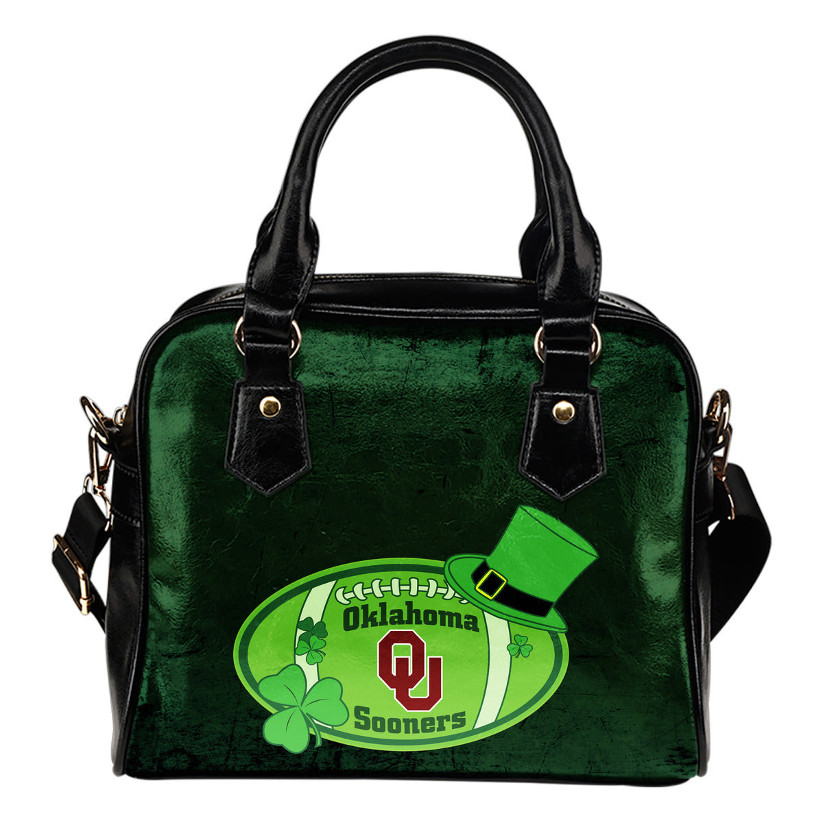 Signal Patrick's Day Pleasant Oklahoma Sooners Shoulder Handbags Sb0801