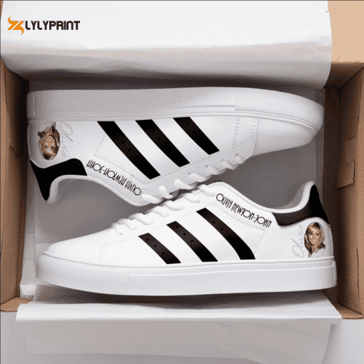 Olivia Newton John Skate Shoes For Men Women Fans Gift , Trendy Style Sneakers ST0801