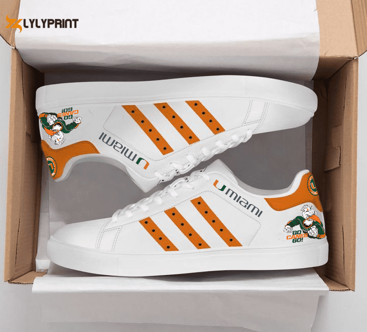 Miami Hurricanes 3 Skate Shoes For Men Women Fans Gift  ST0801