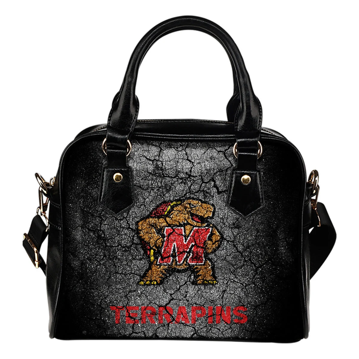 Wall Break Maryland Terrapins Shoulder Handbags Women Purse Sb0801