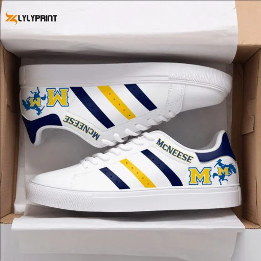 McNeese State Cowboys Skate Shoes For Men Women Fans Gift ,Trendy Style Sneakers ST0801