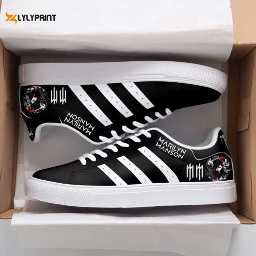 Marilyn Manson 2 Skate Shoes For Men Women Fans Gift  ST0801