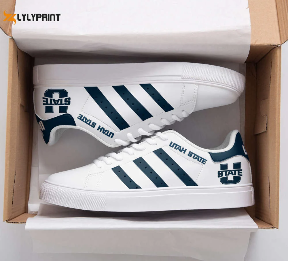 Utah State Aggies Skate Shoes For Men Women Fans Gift  ST0801